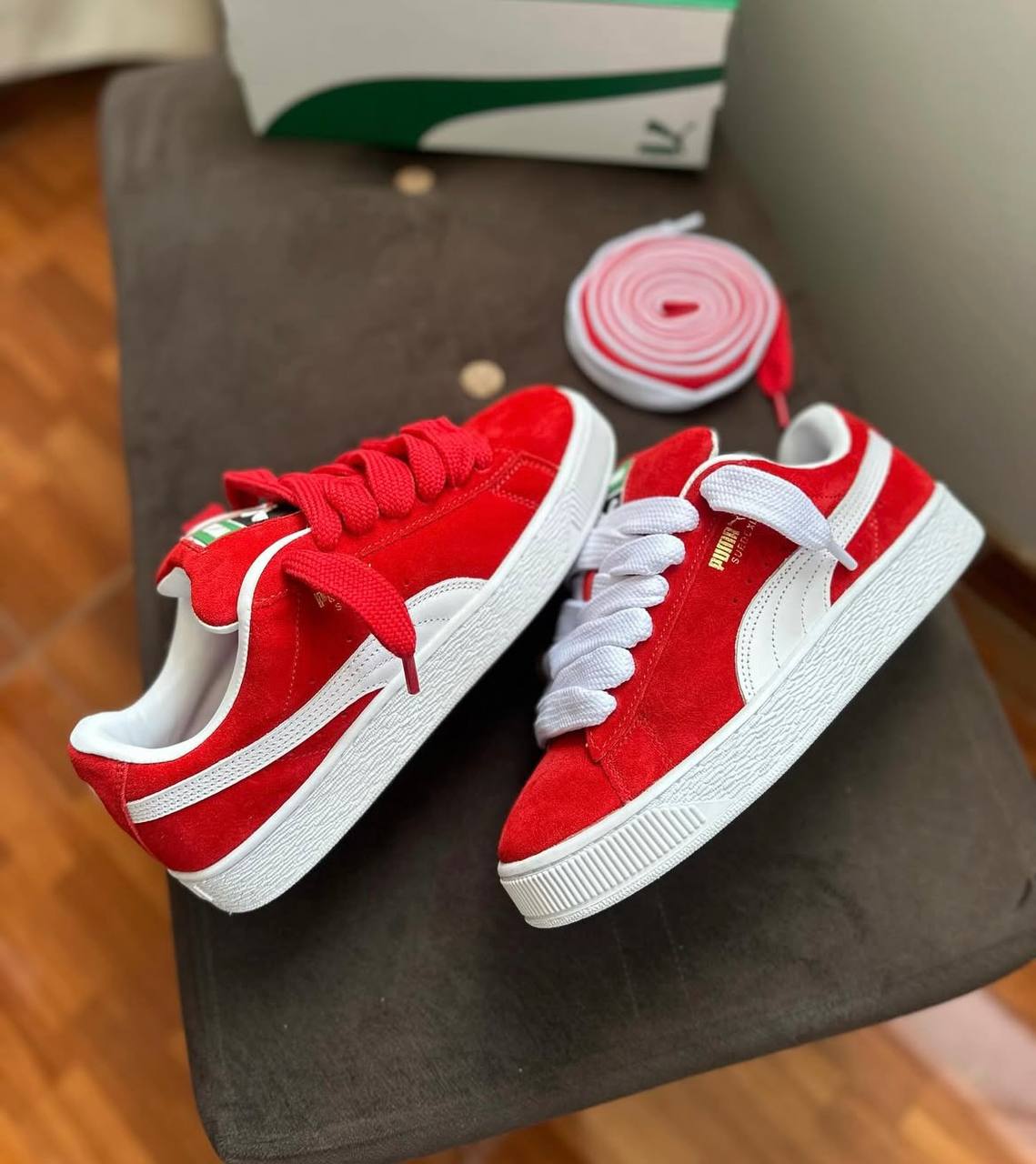 PUMA SUEDE PLEASURE XL RED