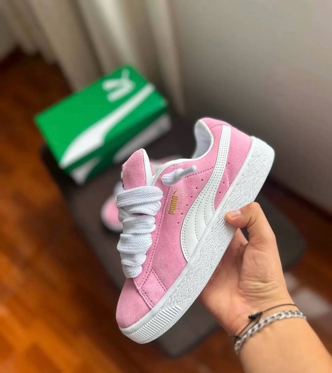 PUMA SUEDE PLEASURE XL PINK